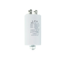 Конденсатор робочий CBB60 20 мкФ 450V, с болтом (клеммы)