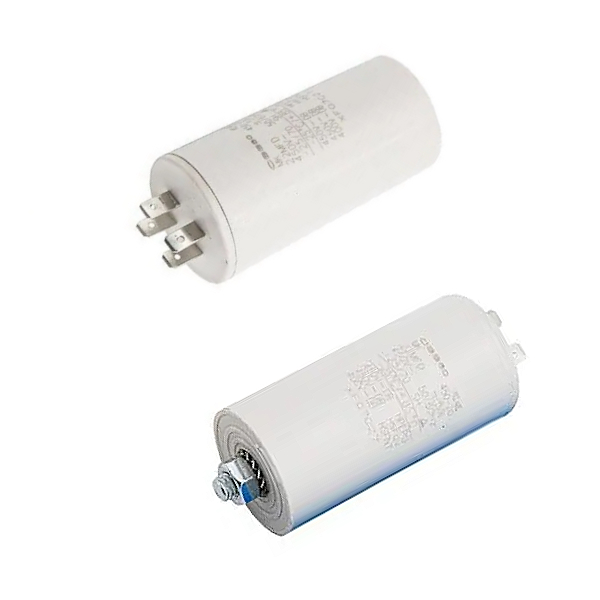 Конденсатор CBB60 20 мкФ 450V, с болтом