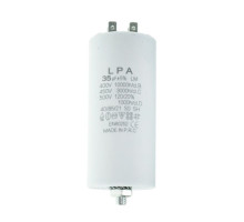 Конденсатор робочий CBB60 35 мкФ 450V, с болтом (клеммы)