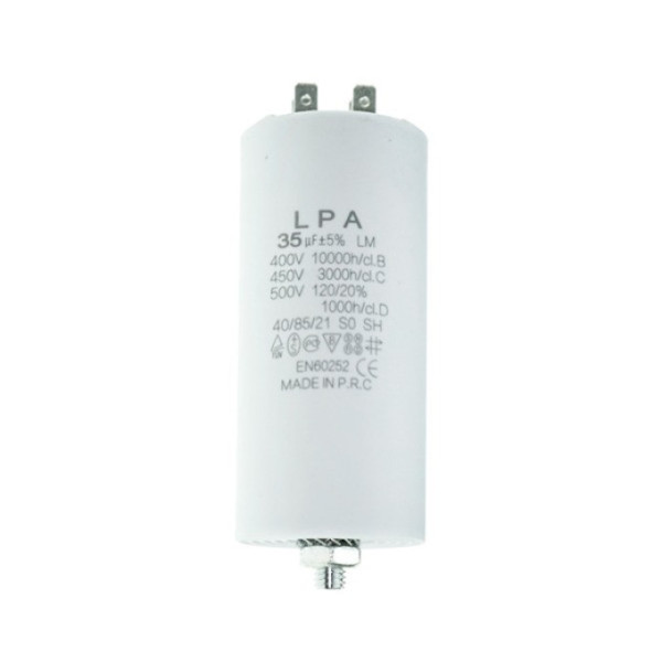 Конденсатор робочий CBB60 35 мкФ 450V, с болтом (клеммы)