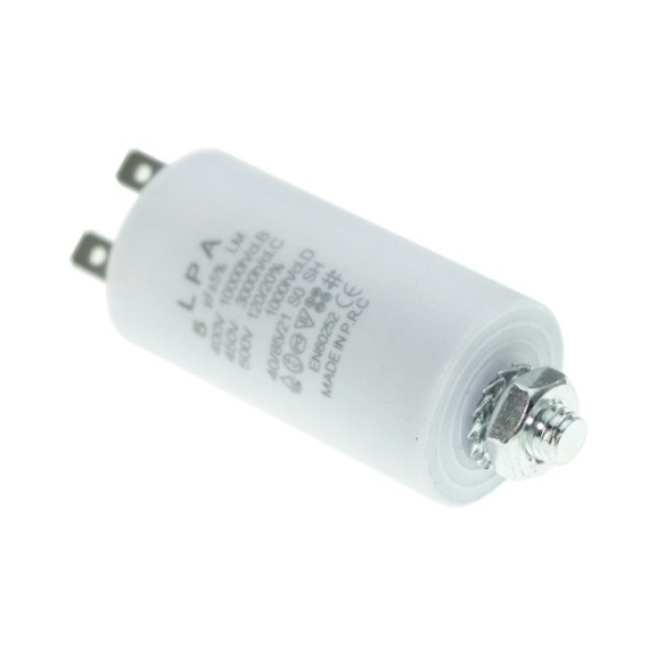 Конденсатор робочий CBB60 5 мкФ 450V, с болтом (клеммы)