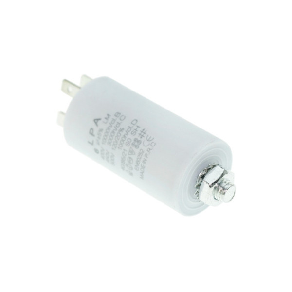 Конденсатор робочий CBB60 6 мкФ 450V, с болтом (клеммы)