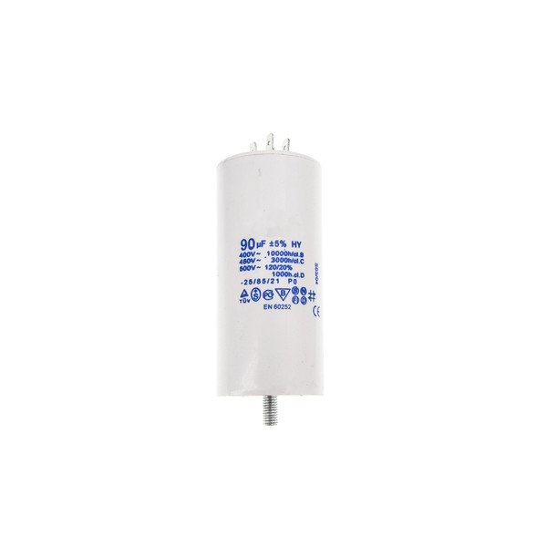 Конденсатор CBB60 90 мкФ 450V, с болтом