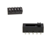 Переключатель ползуночный, 4 позиции (ON-ON), 10 контактов (250V 8А)