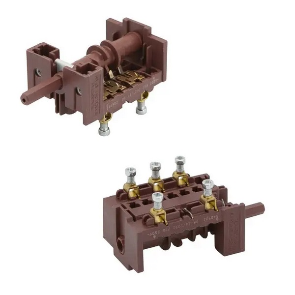 Переключатель режимов плиты Amica, Hansa (7LA-Gottak 840502), 4 поз., ручка 23 мм