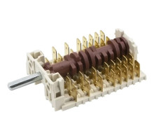 Переключатель режимов плиты Indesit (Dreefs 11HE-119), 8 позиций, ручка 23 мм - C00114510