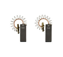 Щетки графитовые для стиральной машины Bosch, Siemens (5x12,5x36 мм, клемма 4,8 мм), двуслойные ("сэндвич"), с пружиной - 00154740 / 162BH06, пара