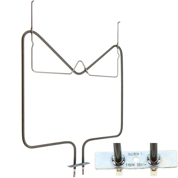ТЭН для духовки Bauknecht, Privileg, Whirlpool, 1150W, нижний (Backer) - 481010375734