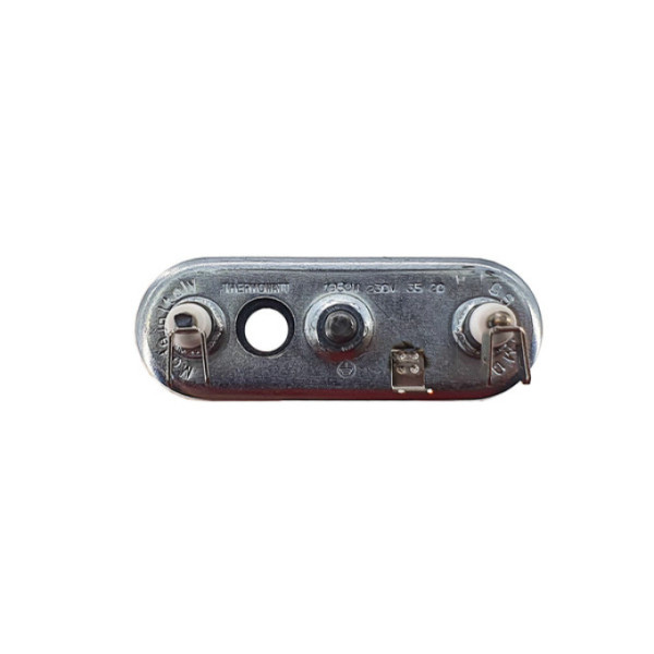 ТЕН 1950W L=243 мм для пральної машини Zanussi, з отвором, без бортика (Thermowatt) - HTR006ZN / 1463219202 / 1326730205