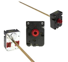 Термостат для бойлера V.E.B.E Firt type TRS/77 (L=275 мм, 20А, 20-80 °C) стержневой, с предохранителем (Италия) - WTH404UN