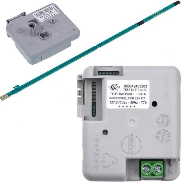 Термостат электронный для бойлера Ariston ECO (Thermowatt TBSE 8A T70 CU70 (000342403203), 127-240V), L=300 мм - 65108564