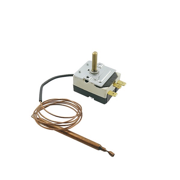 Термостат Prodigy TR/711-N для бойлера (400V 16(4)A, 0-60°C, L кап=0.98 м, колба 45 x 6 мм, ручка 23 мм x 4.6 мм)