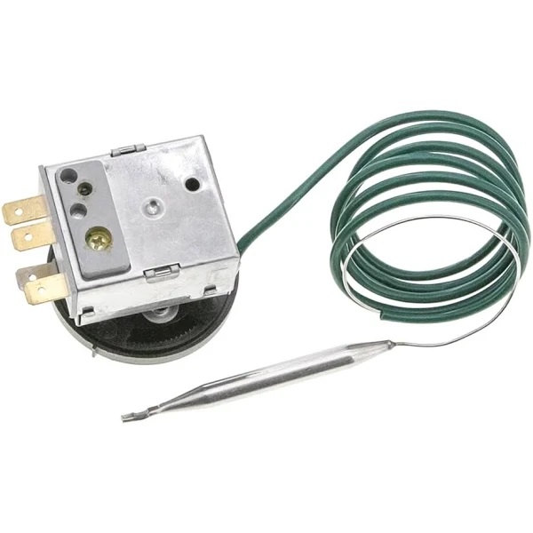 Термостат Tempomatic ZA120C-553-12U універсальний (400V 15(3)A, 30-120°C, L кап=1 м, колба 60 x 6.5 мм, ручка 17.2 мм x 4.8 мм)