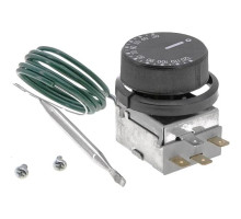 Термостат Tempomatic ZA120C-553-12U универсальный (400V 15(3)A, 30-120°C, L кап=1 м, колба 60 x 6.5 мм, ручка 17.2 мм x 4.8 мм)