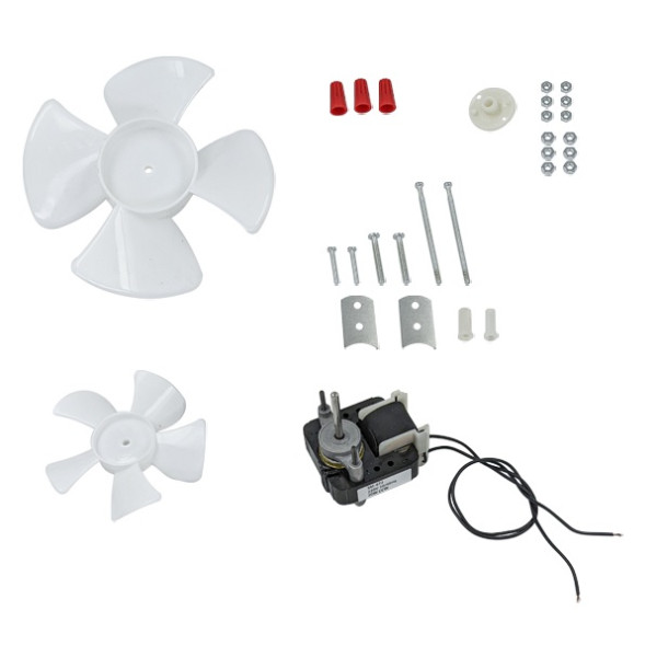 Вентилятор для холодильника SM-672 (220V, 20W), две крыльчатки, с комплектом креплений