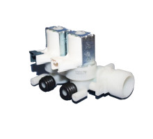 Клапан для стиральной машины Ariston, Indesit, 2/90, клеммники под фишку - C00110333 (оригинальная упаковка)