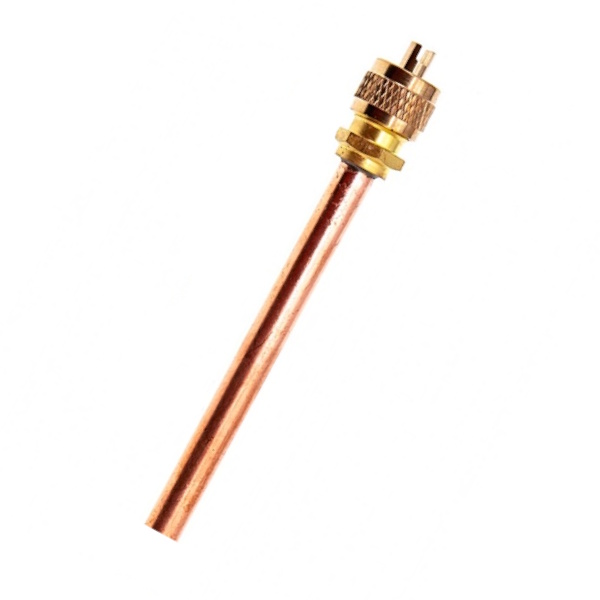 Заправний штуцер (клапан Шредера) 1/4" SAE (40 мм)