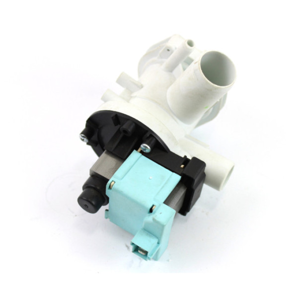 Насос для стиральной машины Siemens, Bosch, с патрубком-"переливом" (Mainox 30W) - 00141326 / 00142154 / 00144487 / 163SI12
