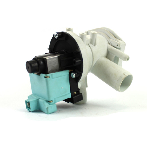 Насос для стиральной машины Siemens, Bosch, с патрубком-"переливом" (Mainox 30W) - 00141326 / 00142154 / 00144487 / 163SI12