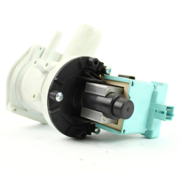 Насос для стиральной машины Siemens, Bosch, с патрубком-"переливом" (Mainox 30W) - 00141326 / 00142154 / 00144487 / 163SI12