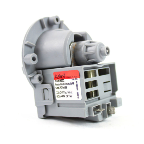 Насос універсальний (котушка) Askoll T2124 / M332 / RC0491, 40W, клеми знизу (алюмінієва обмотка) - C00144997