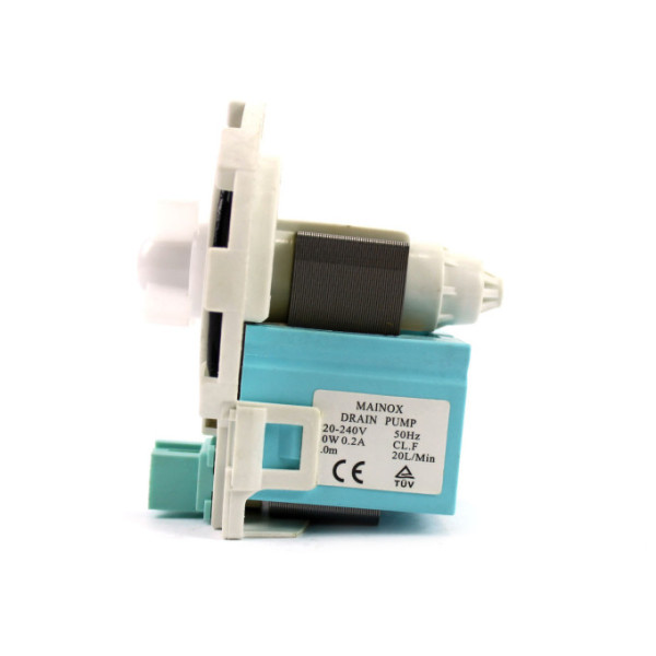 Насос (катушка) для стиральной машины Bosch, Siemens, Ardo (Mainox 30W 10MA53), 8 защелок, клемник под фишку сверху
