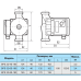 Циркуляционный насос BPS32-6S-180 "NPO" + комплект гаек