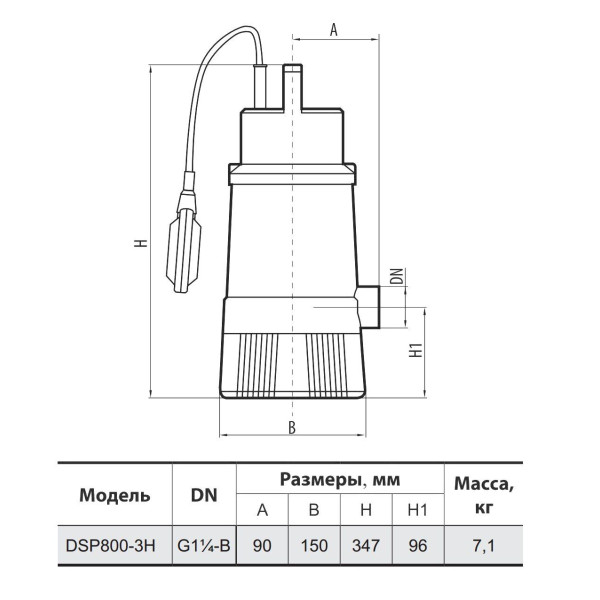 Колодязний насос DSP800-3H "NPO"