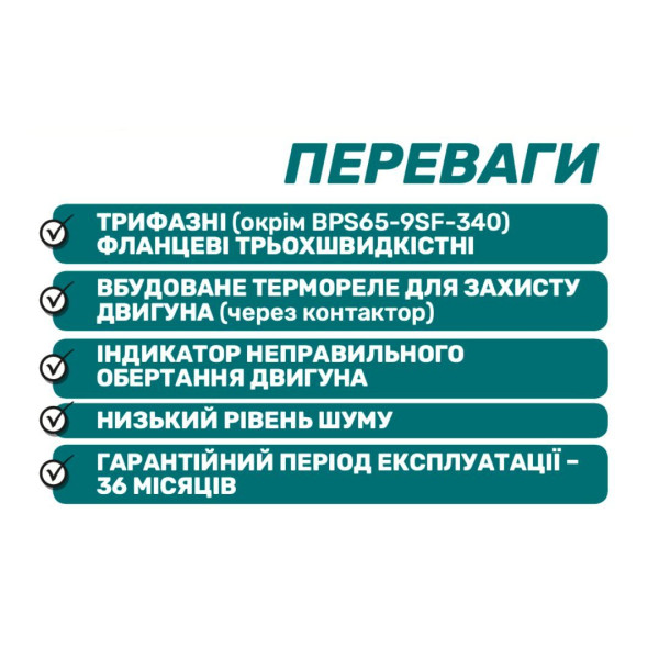 Циркуляционный насос BPS50-13SF-280 (380V) "NPO"