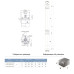 Насос центробежный скважинный 0.37кВт H 45(26)м Q 16(12)л/мин Ø51мм DONGYIN