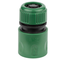Коннектор 1/2" быстросъёмный аквастоп для шланга 1/2" GRAD