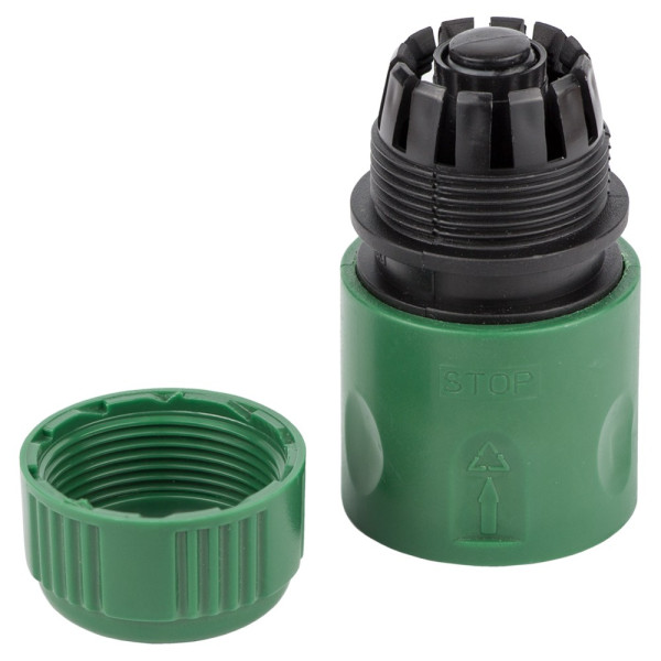 Коннектор 1/2" быстросъёмный аквастоп для шланга 1/2" GRAD