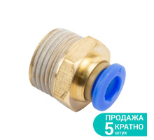 Штуцер цанговый Ø6мм МТ 3/8" SIGMA