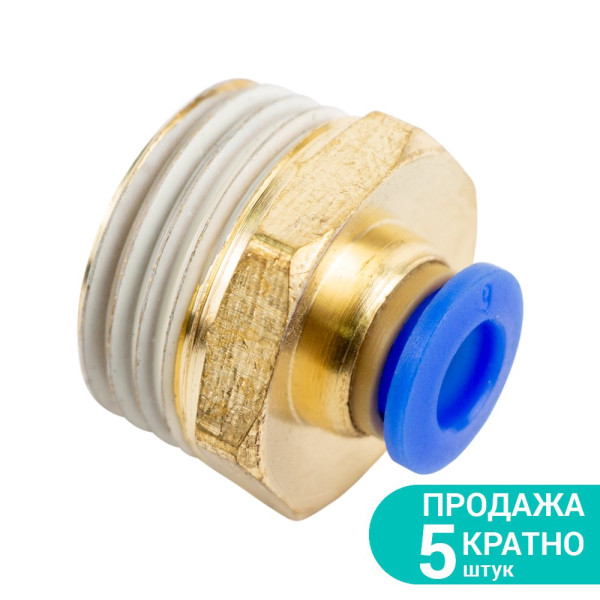 Штуцер цанговый Ø6мм МТ 1/2" SIGMA