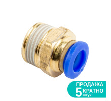 Штуцер цанговый Ø8мм МТ 3/8" SIGMA