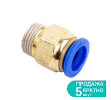 Штуцер цанговый Ø12мм МТ 3/8" SIGMA