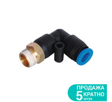 Штуцер цанговый Ø10мм МТ 3/8" SIGMA