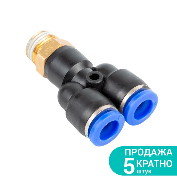 Штуцер цанговый Ø6мм МТ 1/4" SIGMA