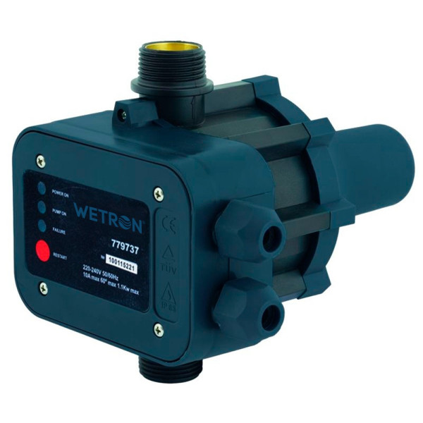 Контроллер давления электронный 1.1кВт Ø1 рег давл вкл WETRON DSK-1.1