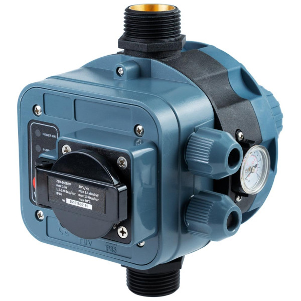 Контроллер давления электронный 1.1кВт Ø1" + розетка WETRON DSK-8.2