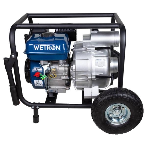 Мотопомпа 7.5л.с. Hmax 26м Qmax 60м³/ч для грязной воды WETRON