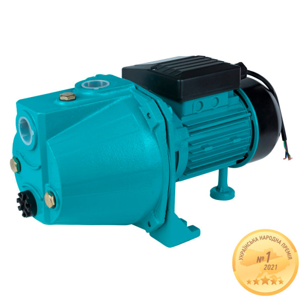 Насос відцентровий самовсмоктуючий 1.1кВт Hmax 55м Qmax 60л/хв AQUATICA JETa80