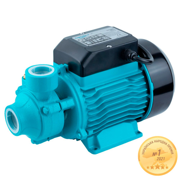 Насос вихревой 0.37кВт Hmax 40м Qmax 40л/мин AQUATICA QBa60