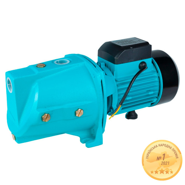 Насос відцентровий самовсмоктуючий 0.75кВт Hmax 42м Qmax 80л/хв AQUATICA JSWa10M