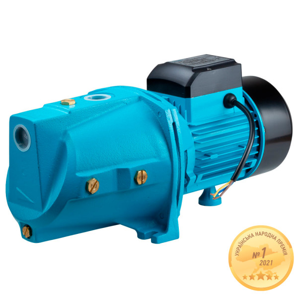 Насос відцентровий самовсмоктуючий 1.1кВт Hmax 48м Qmax 85л/хв AQUATICA JSWa15M