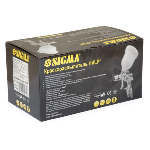 Краскораспылитель HVLP Ø1.4 с в/б SIGMA