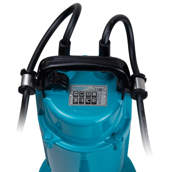 Насос дренажний 0.37кВт Hmax 16м Qmax 150л/хв AQUATICA QDX1.5-16-0.37A