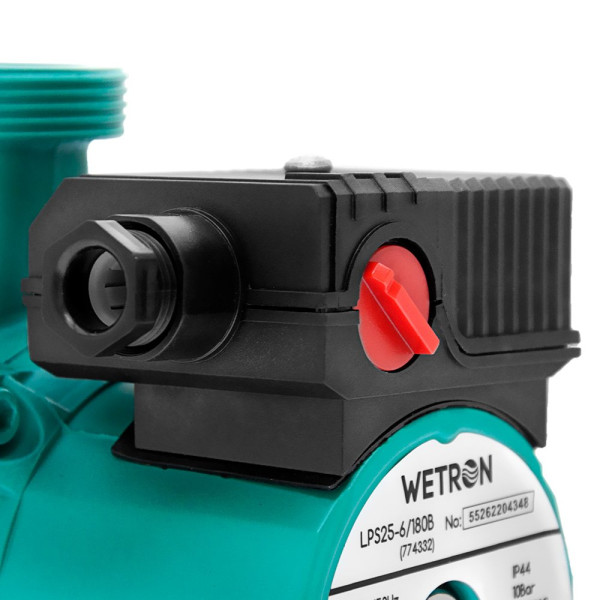 Насос циркуляционный 100Вт Hmax 6м Qmax 50л/мин Ø1 1/2" 180мм Ø1 WETRON LР325–4/180С