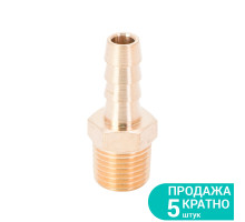 Штуцер для шланга с наружным резьбовым соединением 8мм MT 1/4" SIGMA