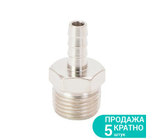 Штуцер для шланга с наружным резьбовым соединением 8мм MT 1/2" SIGMA